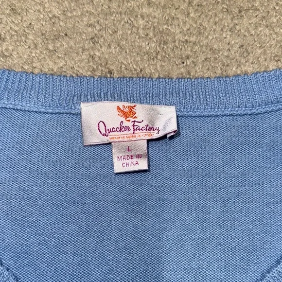 Blue Fruit Embroidered Cardigan - Picture 4 of 4